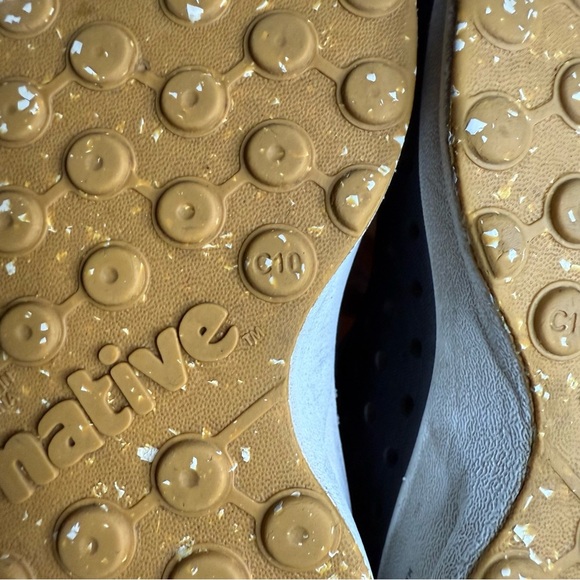 Black Perforated Water Shoes with Gum Outsole - Picture 10 of 12